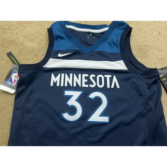 Nike Minnesota Timberwolves Karl Towns Swingman NBA Jersey 864491-420 Size S 40 - Picture 3 of 7